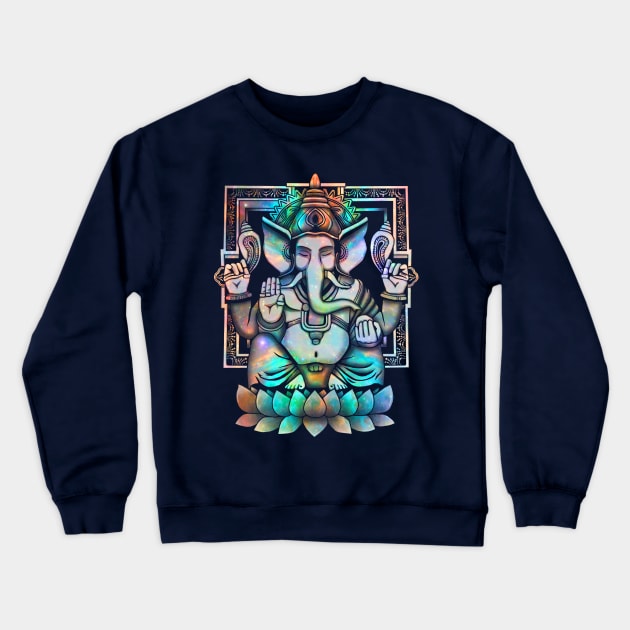 Galactic Ganesh Crewneck Sweatshirt by GAz